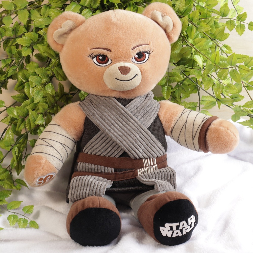Build A Bear Star Wars Rey Plush Bear Jedi Resistance Outfit Collectible